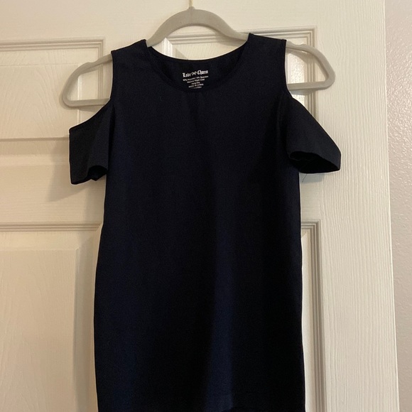 Top Cold Shoulder Noir Red Haute Taille M - Occasion Très Bon état, Manches Longues